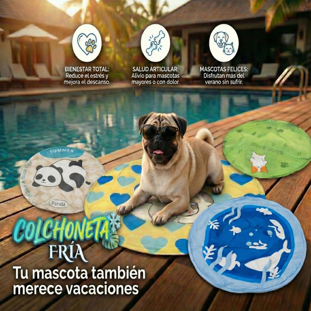 Colchoneta Fría - Tu mascota también merece vacaciones