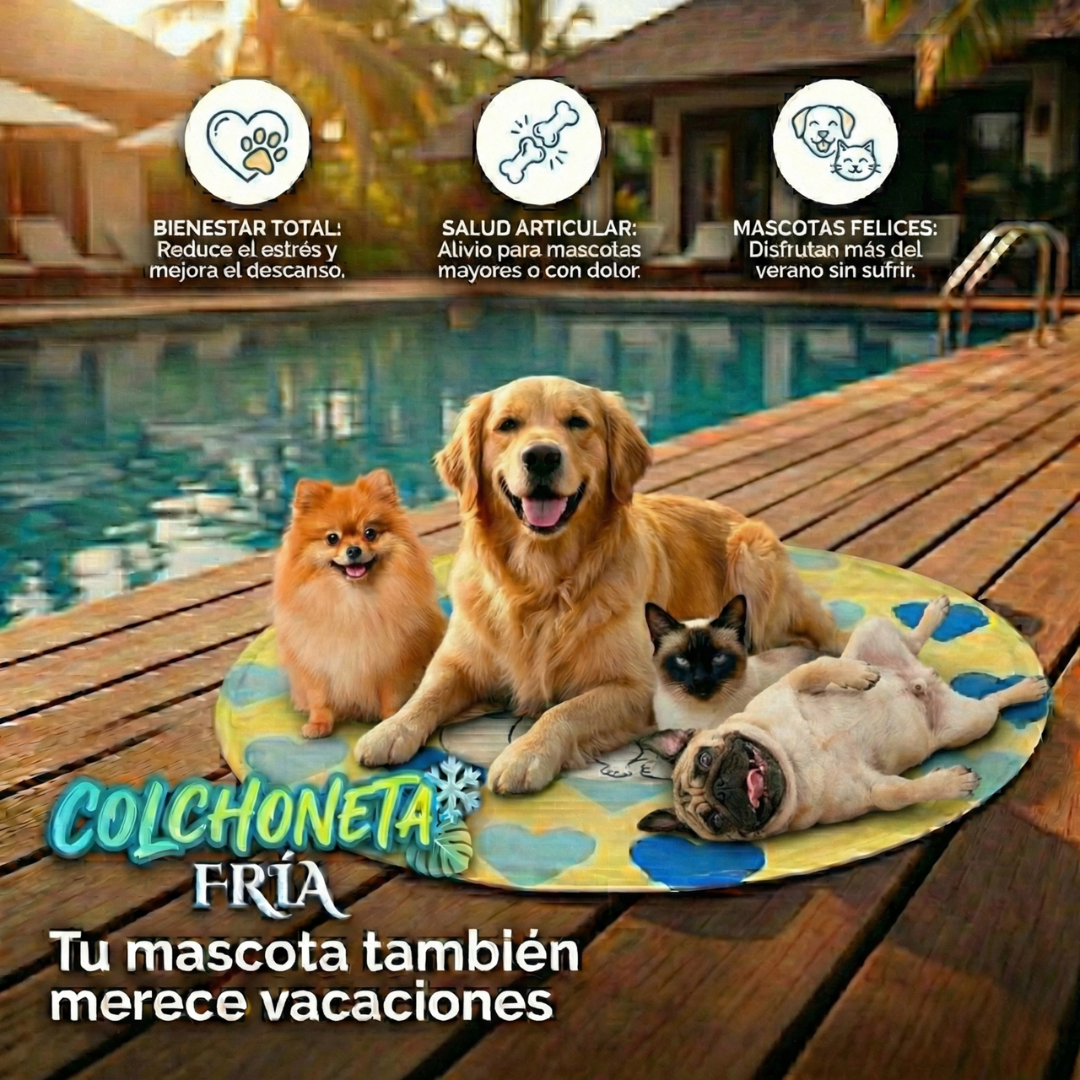 Colchoneta Fría - Tu mascota también merece vacaciones