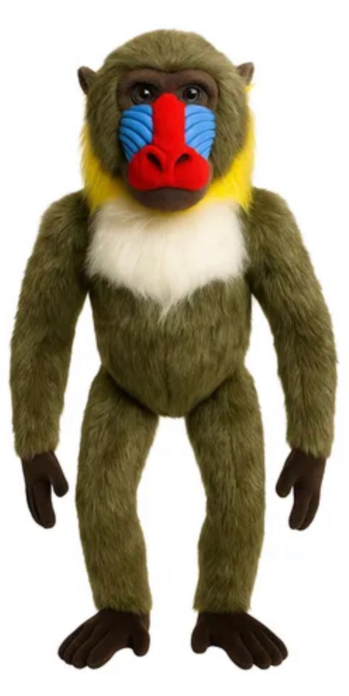 Juguete Para Perros Peluche Mandril Bestia Peluda 50.8 Cm